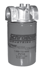 Schroeder Spin-On Low Pressure Filters